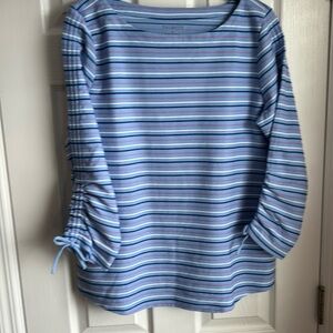 Talbots adjustable 3/4 sleeve top